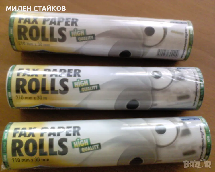 Термочувствителна Факс хартия 210 mm x 30 m, снимка 1
