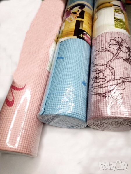 Постелка за йога, аеробика, пилатес, фитнес 61x173x0.6см, снимка 1