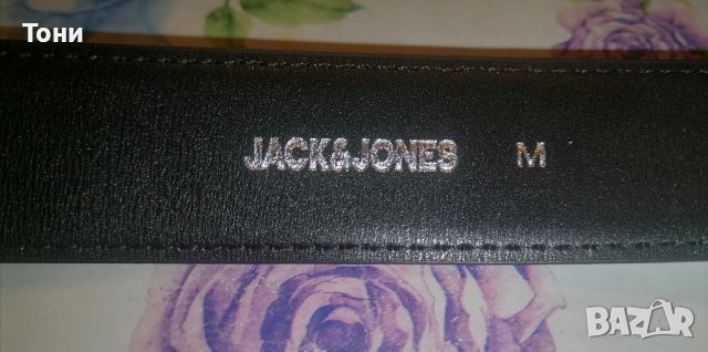 Jack and Jones Оригинален Нов Мъжки Колан от Естествена Кожа , снимка 1
