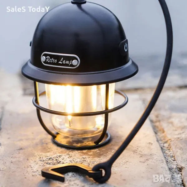 Лампа за градина, кабел за зареждане, LED,  200LM, снимка 1