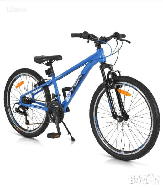 Чисто нов велосипед Byox Whizzy 24” | Син | 21 Shimano скорости, снимка 1