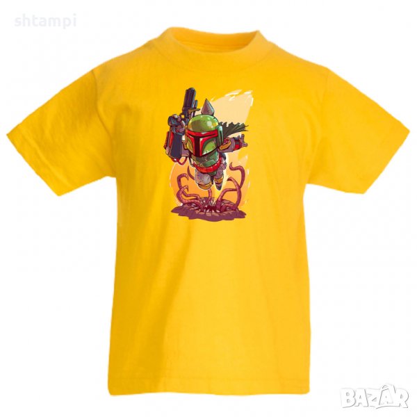 Детска тениска Star Wars Boba Fett Star Wars,Игра,Изненада,Подарък,, снимка 1