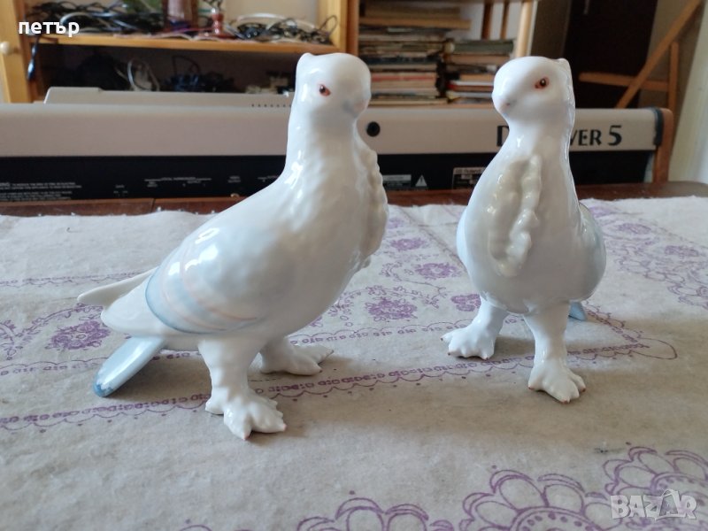 Порцеланови гълъби Сатинети, снимка 1