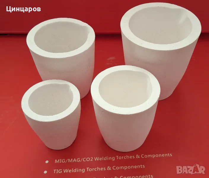 Пота кварцова,поти кварцови тип чаша.Обем от 400 до 2000гр., снимка 1