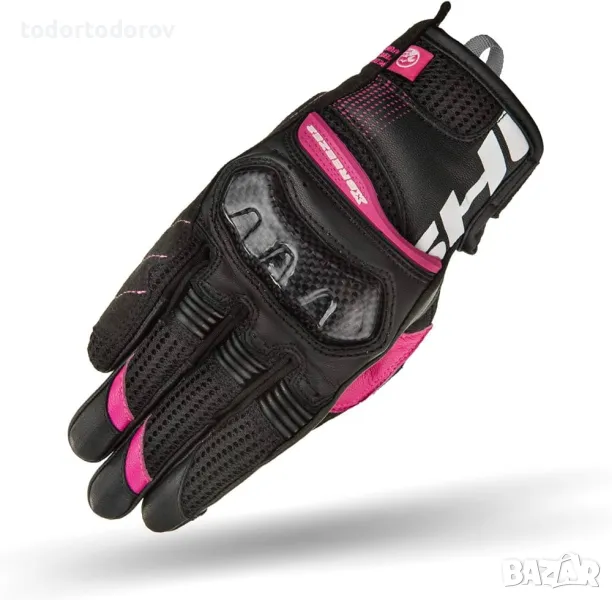Дамски Мото ръкавици SHIMA X-BREEZE FUSCHIA CARBON NEW 2025, снимка 1