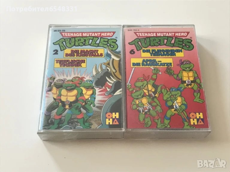 Аудиокасети Костенурките нинджа , снимка 1