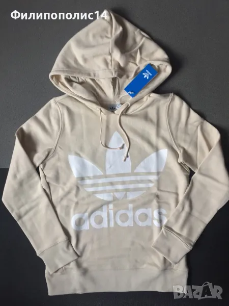 Adidas originals дамски суичър с качулка (XS), снимка 1