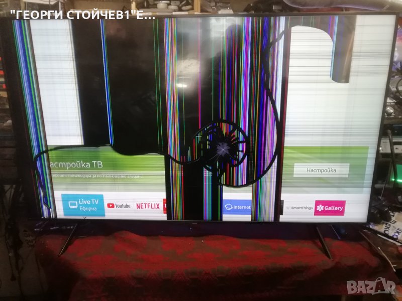 SAMSUNG    QE65Q60RAT  СЪС СЧУПЕН ДИСПЛЕЙ, снимка 1