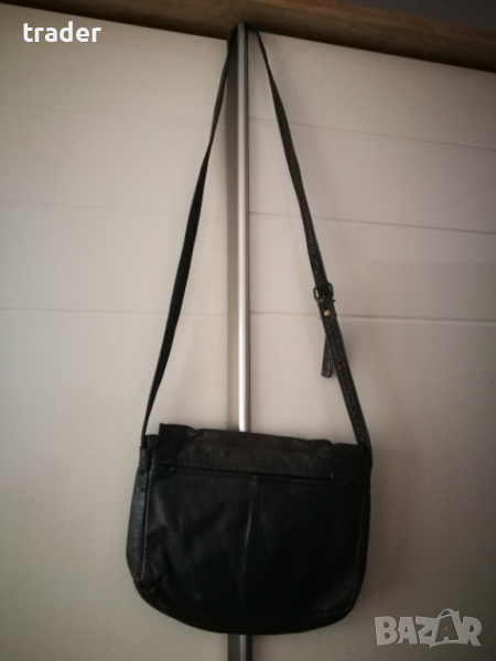 Чанта кожена - за носене през рамо , снимка 1