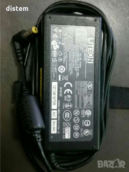 Оригинален зарядно устройство за лаптоп LITEON PA-1650-02 Acer, снимка 1