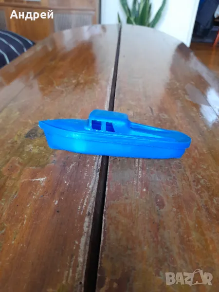 Стара играчка лодка,катер #3, снимка 1