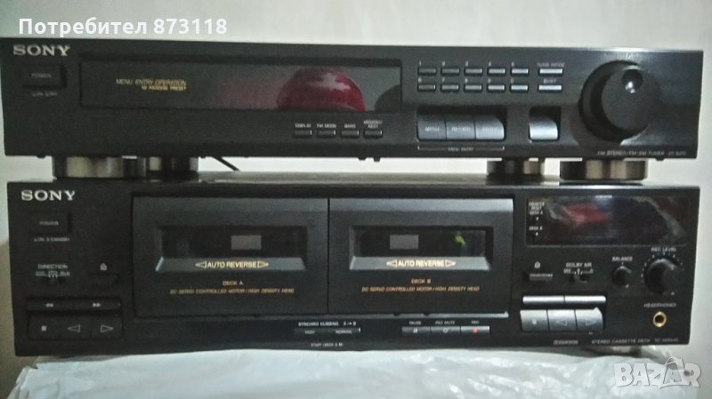 Продавам SONY STEREO CASSETE DECK TC-WR445, снимка 1