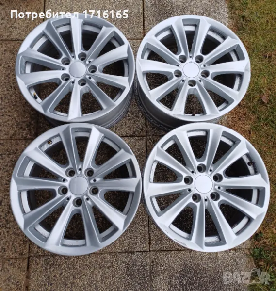 17" BMW 5 АЛУМИНИЕВИ ДЖАНТИ , снимка 1