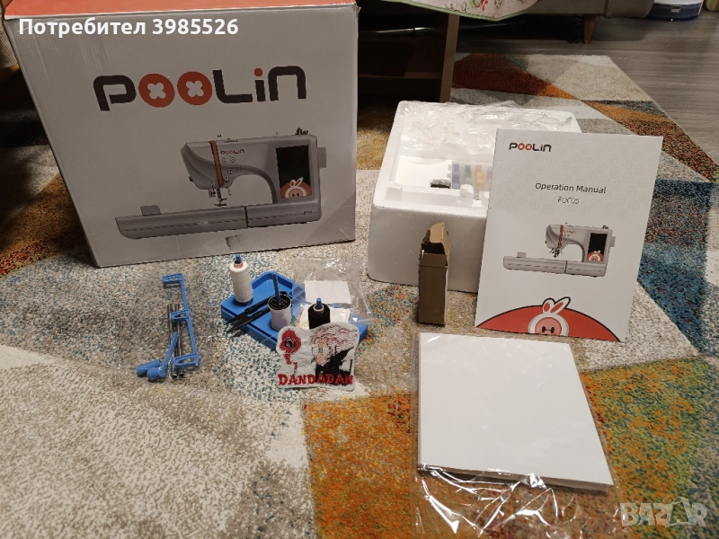 Бродираща машина POOLIN EOC05 / Embroidery Machine, снимка 1