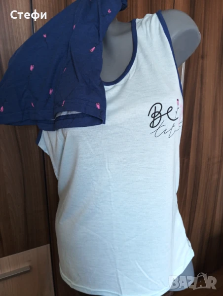 Дамска пижама с шорти, снимка 1