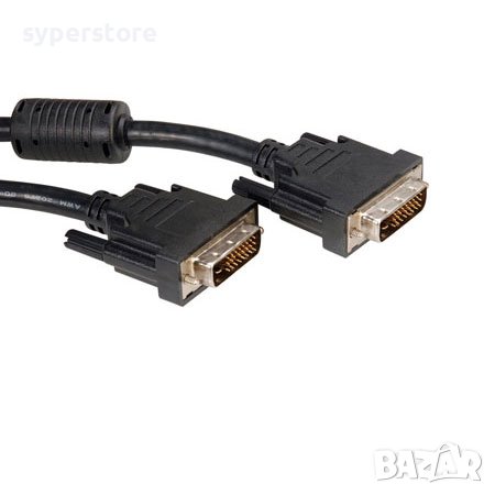 Кабел DVI - DVI Dual Link, 2m, Roline 11.04.5525 SS301216 Мъжко-Мъжко, снимка 1