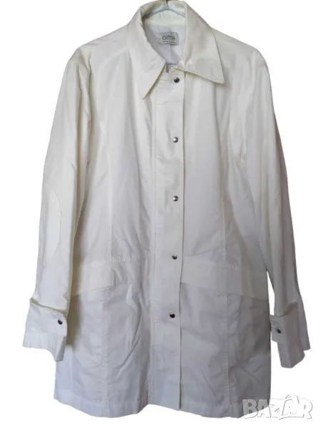 Дамско елегантно яке Oltre, 58% памук, 40% полиамид, 83х55 см, Бяло, 46, снимка 1