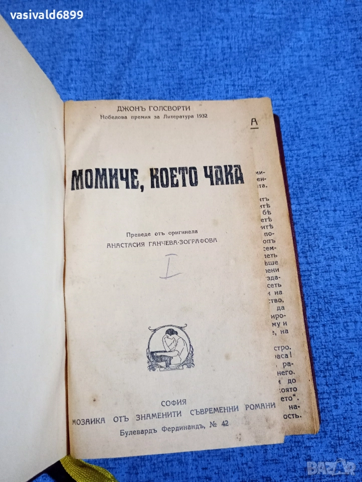 Джон Голсуърти - Момиче, което чака , снимка 1