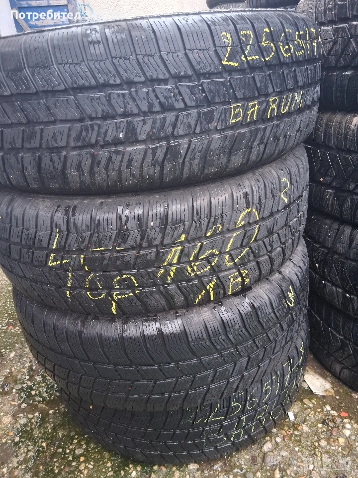 225 65 17 BARUM 4броя зимни , снимка 1