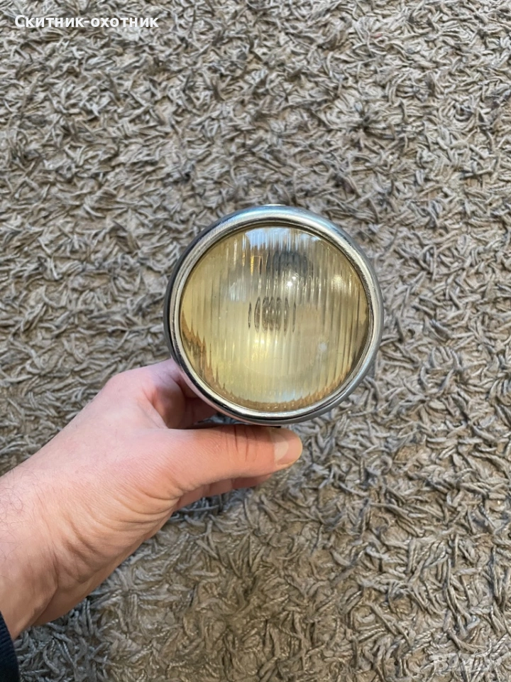 Стар фар от мотоциклет, снимка 1