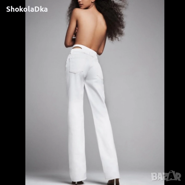 Дънки Zara с детайл на талията размер 34, снимка 1