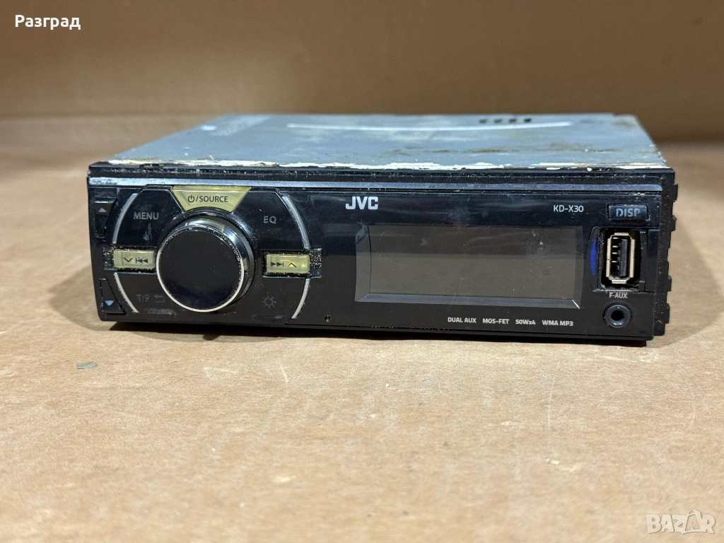 Музика за кола JVC KD-X30  USB/Aux/Radio, снимка 1