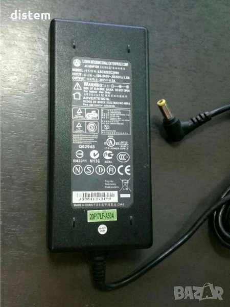 AC адаптер - лаптоп Li Shin LSE0202C2090  20V 4.5A 90W, снимка 1