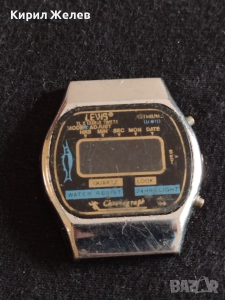 Каса за часовник електронен Стар модел LEVI'S QUARTZ  - 26997, снимка 1