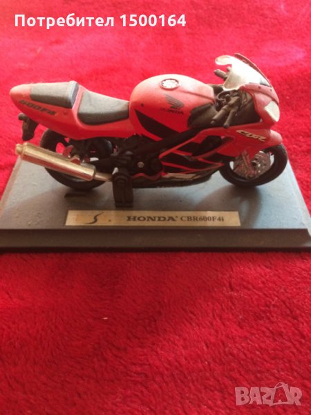 макет на мотоциклет хонда, снимка 1