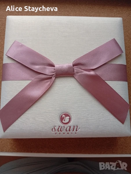 Swan pearls колие бели перли, снимка 1