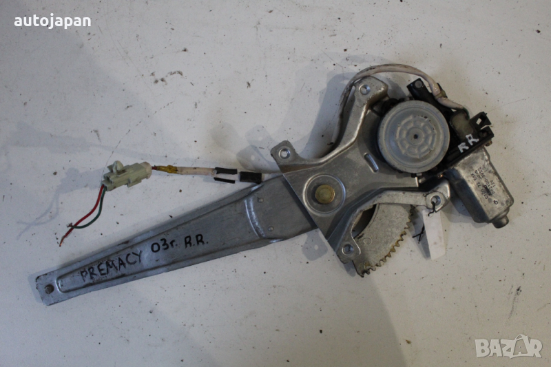 Заден десен електрически стъклоповдигач Мазда премаси 03г Mazda premacy 2003, снимка 1