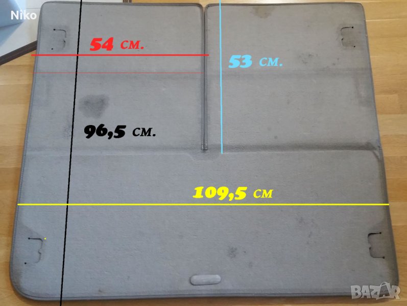 Продавам мокет за багажник на Рено Меган Гранд Сценик II, снимка 1