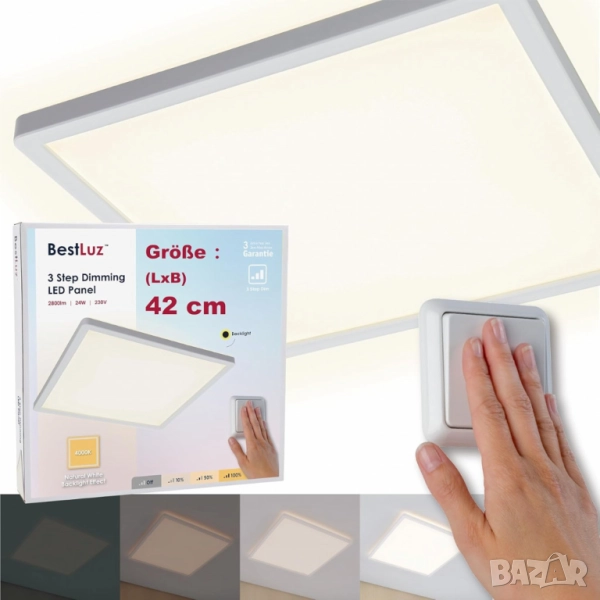 BestLuz LED панел с 3 степени на яркост и мек Backlight ефект, снимка 1