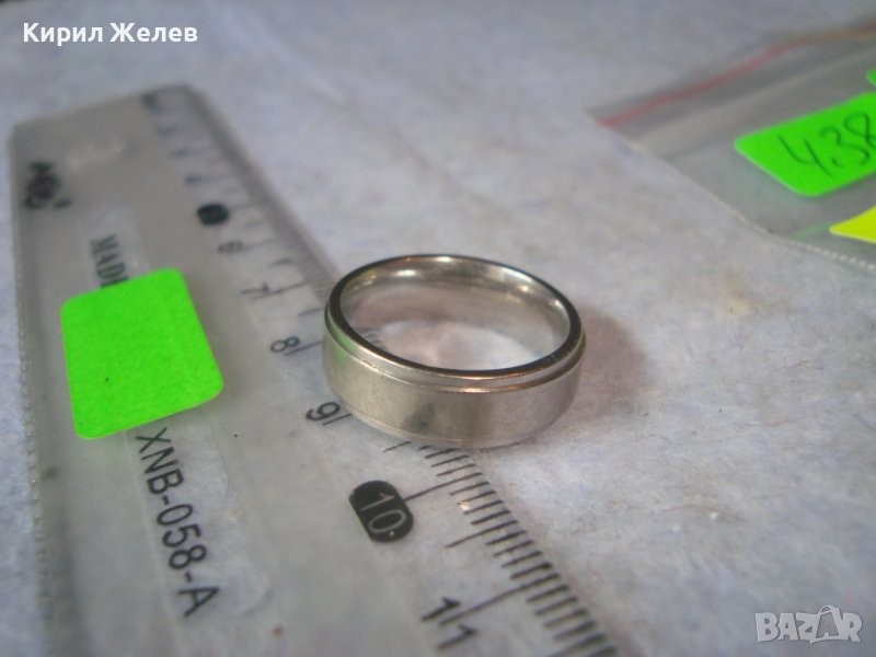 МОДЕН СТОМАНЕН ФЕШЪН АРТ ПРЪСТЕН ХАЛКА от НЕРЪЖДАЕМА БЛАГОРОДНА СТОМАНА 29429, снимка 1