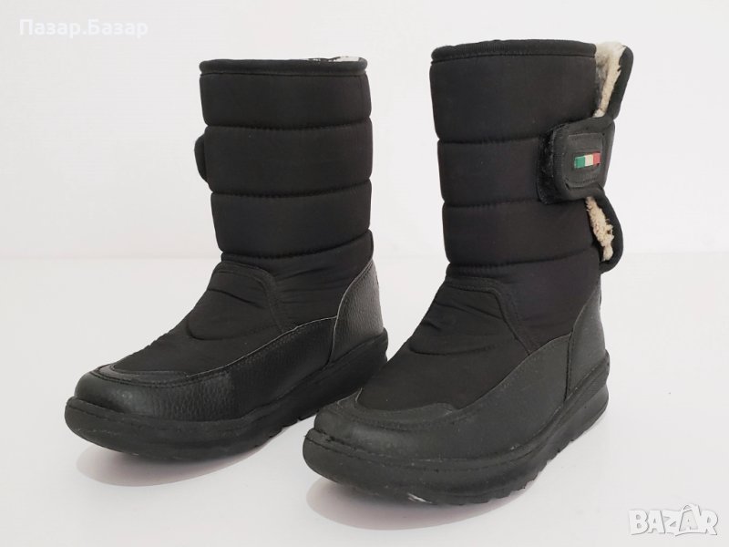 SNOW BOOT Детски Зимни Ботуши Ватирани За Сняг Велкро 31-32 19.5см, снимка 1