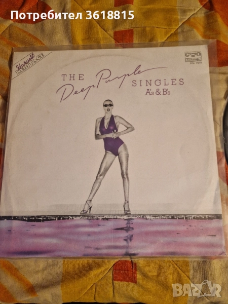 грамофонна плоча на deep purple., снимка 1