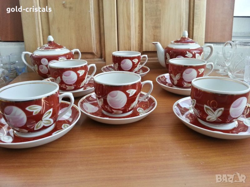 Руски порцелан чаши за чай, снимка 1