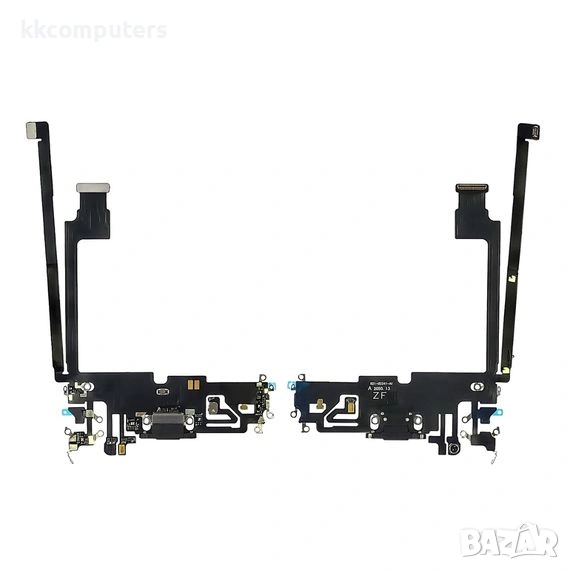 Лентов кабел за APPLE iPhone 12 Pro Max с черен конектор зареждане, микрофон Original, снимка 1