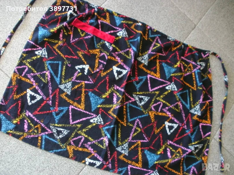 Ретро дамска престилка - уникална разцветка - Нова !, снимка 1