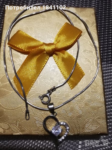 Сребърно колие, снимка 1