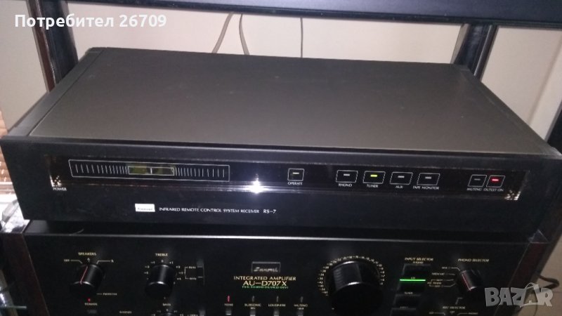 Sansui RS-7 модул за управление с дистанционно. Може да се използва, като предусилвател., снимка 1