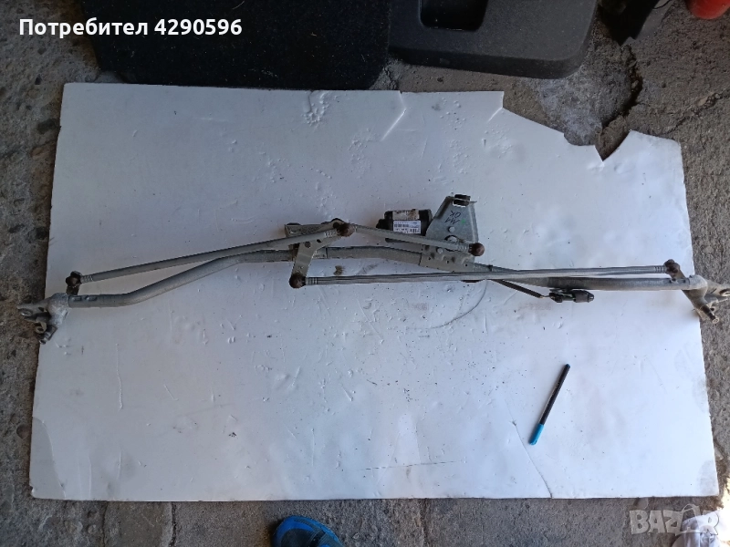 Механизъм с мотор чистачки за Opel Meriva A / Мерива до 2010г., снимка 1