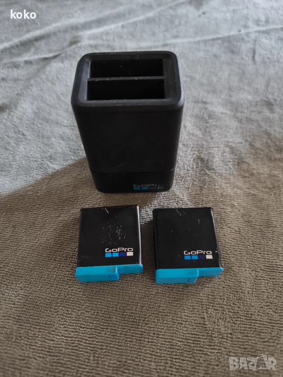 Батерии за GoPro 2 броя със зарядно, снимка 1