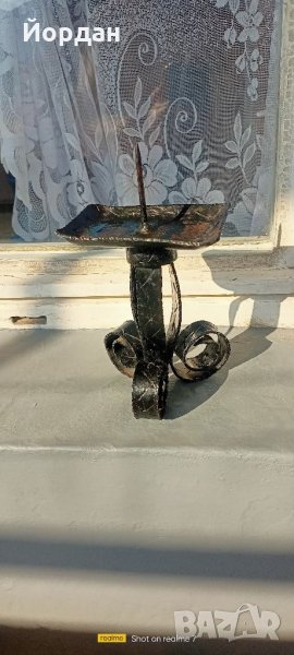 Железен свещник, снимка 1