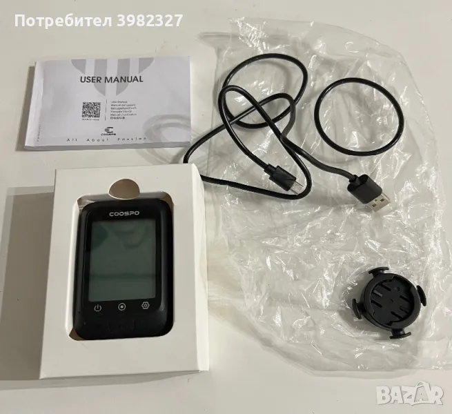 COOSPO ANT+ GPS безжичен велосипеден компютър, снимка 1