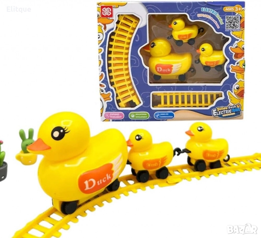 Комплект електрически влакчета с патета – Образователно забавление за всяко дете, снимка 1