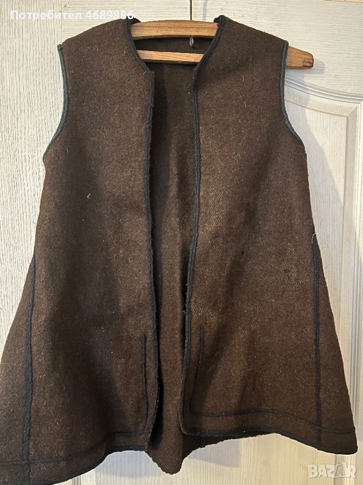 Автентичен стар вълнен елек, снимка 1