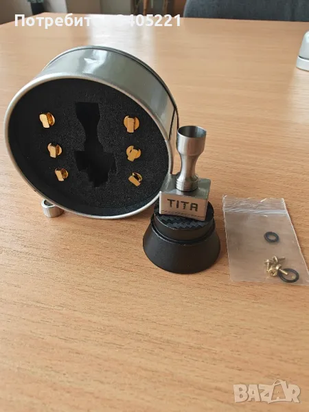 ↪️ Veepon Tita X RBA оригинал, пълен комплект с всички рестриктори, оринги и резервни винтове, снимка 1