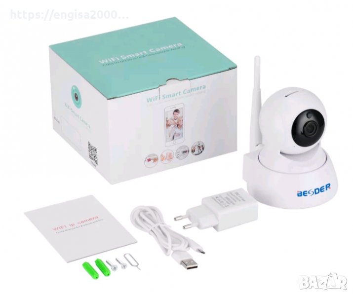 ПРОМО! Full HD 1080P, WirelessHome Security Camera Baby Monitor Night Vision CCTV, снимка 1