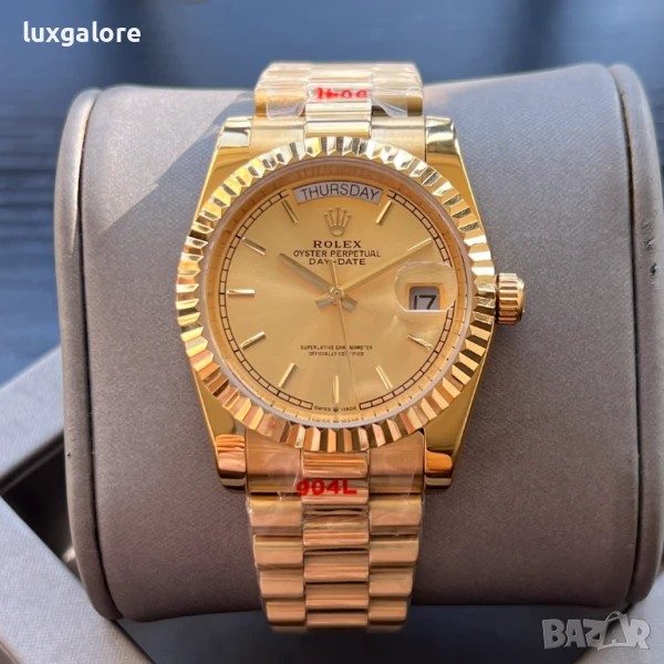 Унисекс часовник Rolex Day-Date 36 с автоматичен механизъм, снимка 1